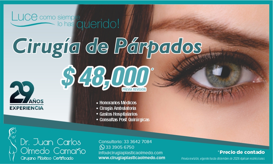 Precio Paquete Cirugia de parpados