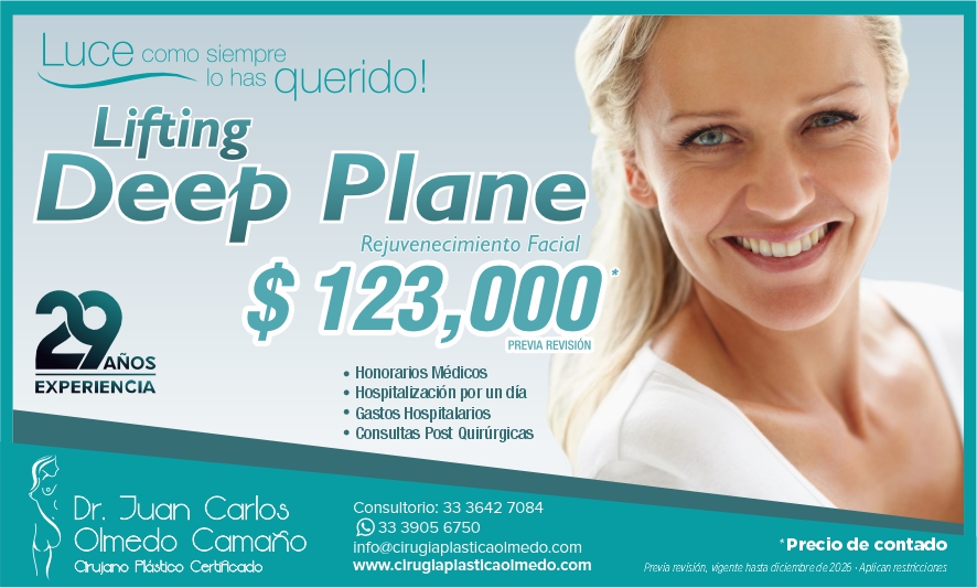 Precio Lifting Facial Deep Plane
